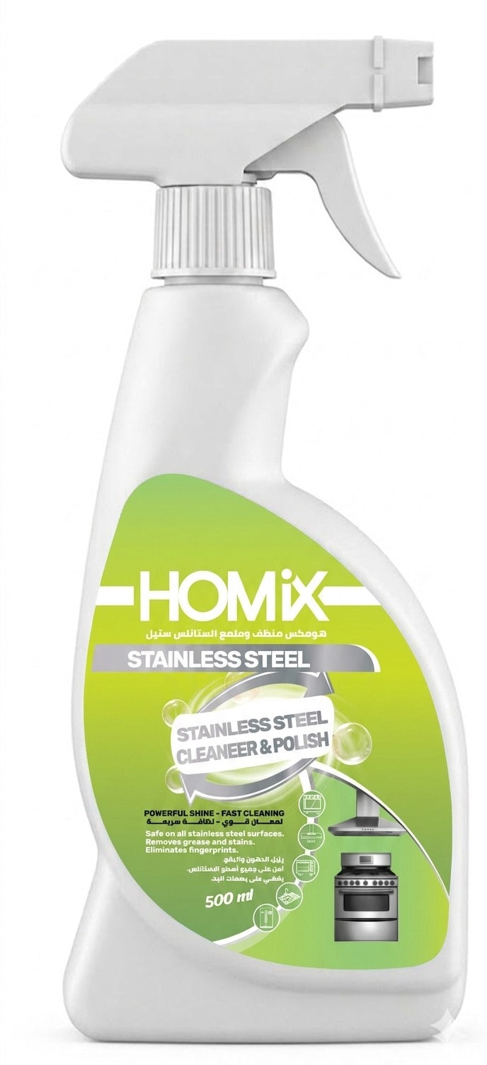 Homix Stainless Steel Cleaner and Polish 500ml