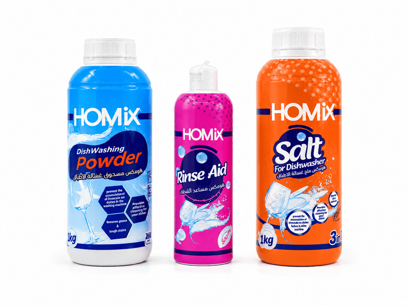Set of 3 (Salt 1kg , Powder 1kg, Rinse 500ml) - HOMIX GROUP
